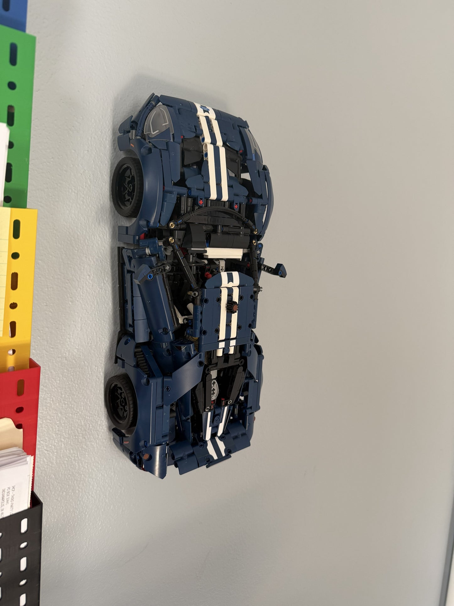 LEGO Technic Ford GT Wall Mount (42154) | Vertical Display Bracket | LEGO Car Wall Decor