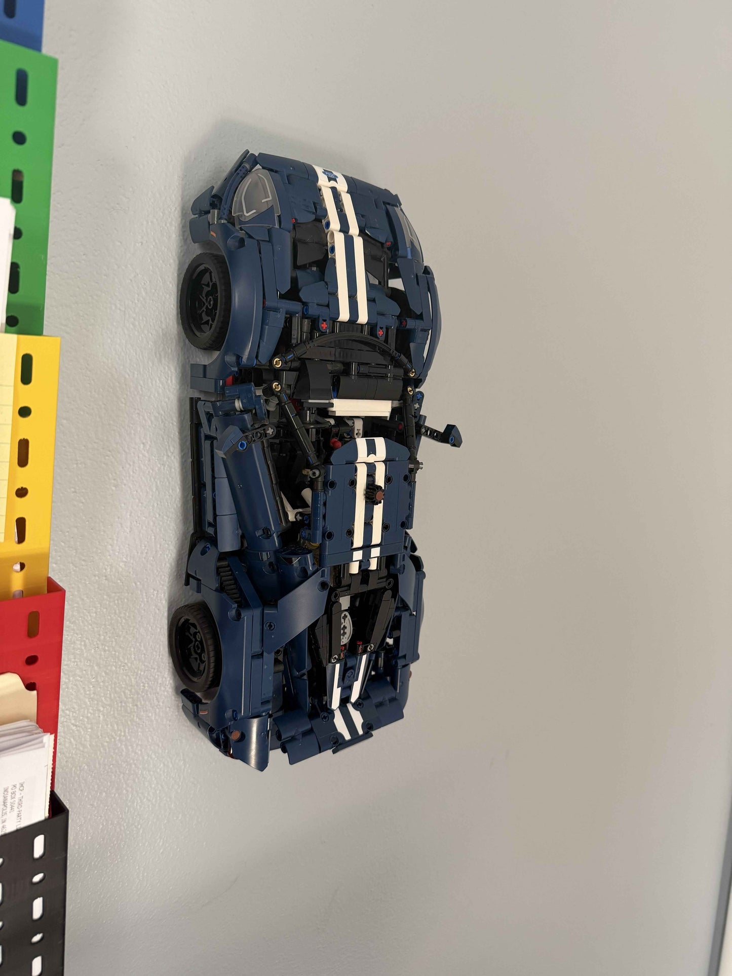 LEGO Technic Ford GT Wall Mount (42154) | Vertical Display Bracket | LEGO Car Wall Decor