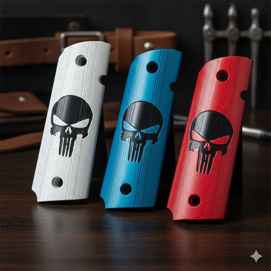 Full Size 1911 Punisher Grip - Custom Colors Available - BAMprecision