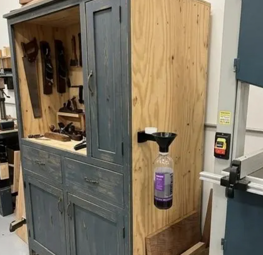 Bottle & Funnel Wall Mount