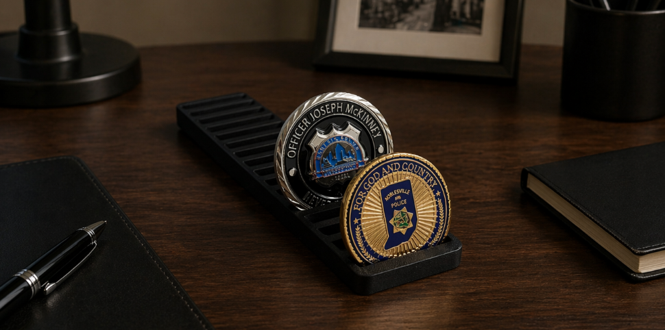 Challenge Coin Display (19 Coins)