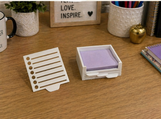 Post-It Notes Holder with Templates