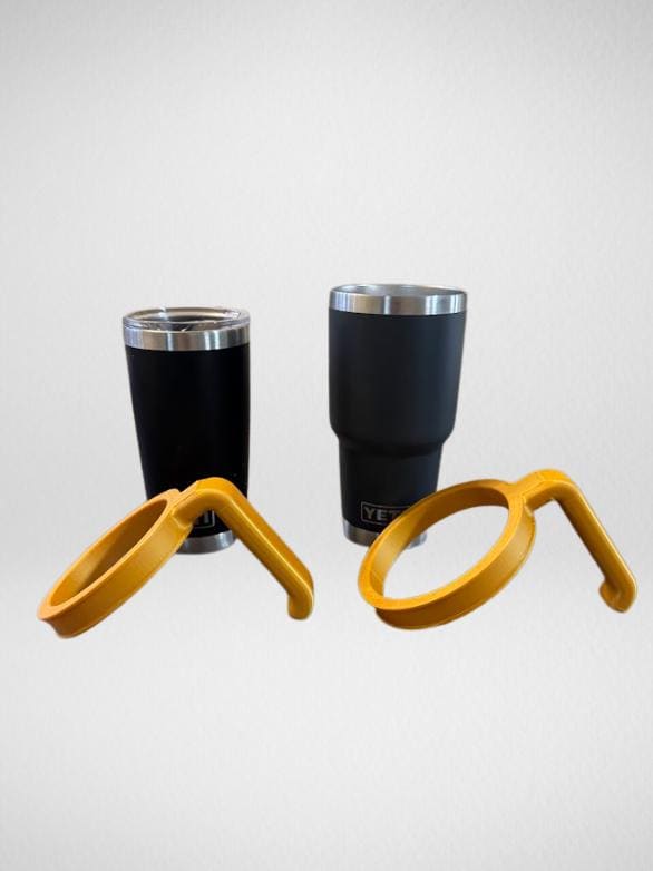 Slide-On Handle for YETI Rambler Tumblers – 3D Printed Grip for 20 & 30 oz Cups