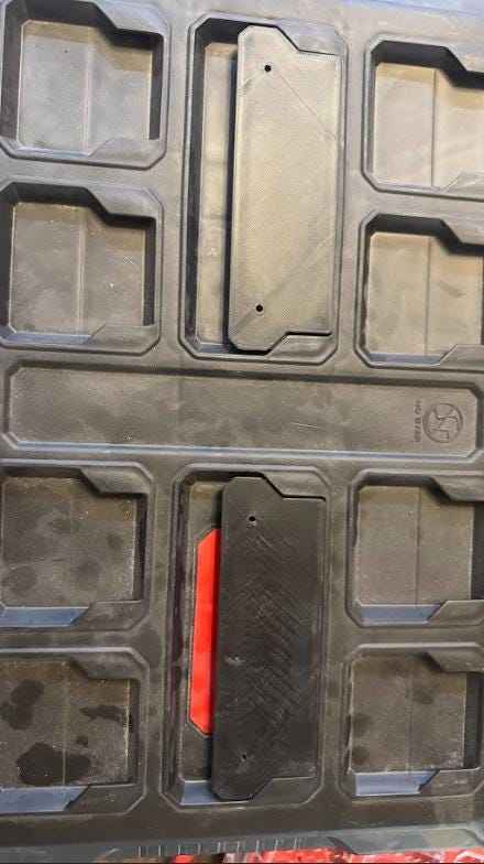 Under-Counter Milwaukee Packout Cleat Mount – Compatible with All Packout Boxes