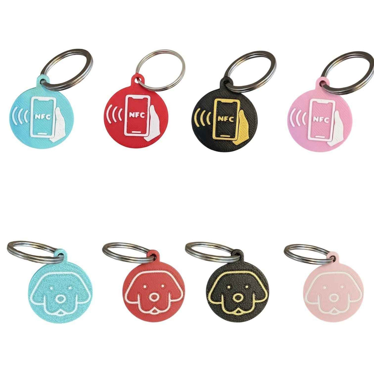 Custom NFC Dog Collar Tag: Tap-to-Text Smart Pet ID