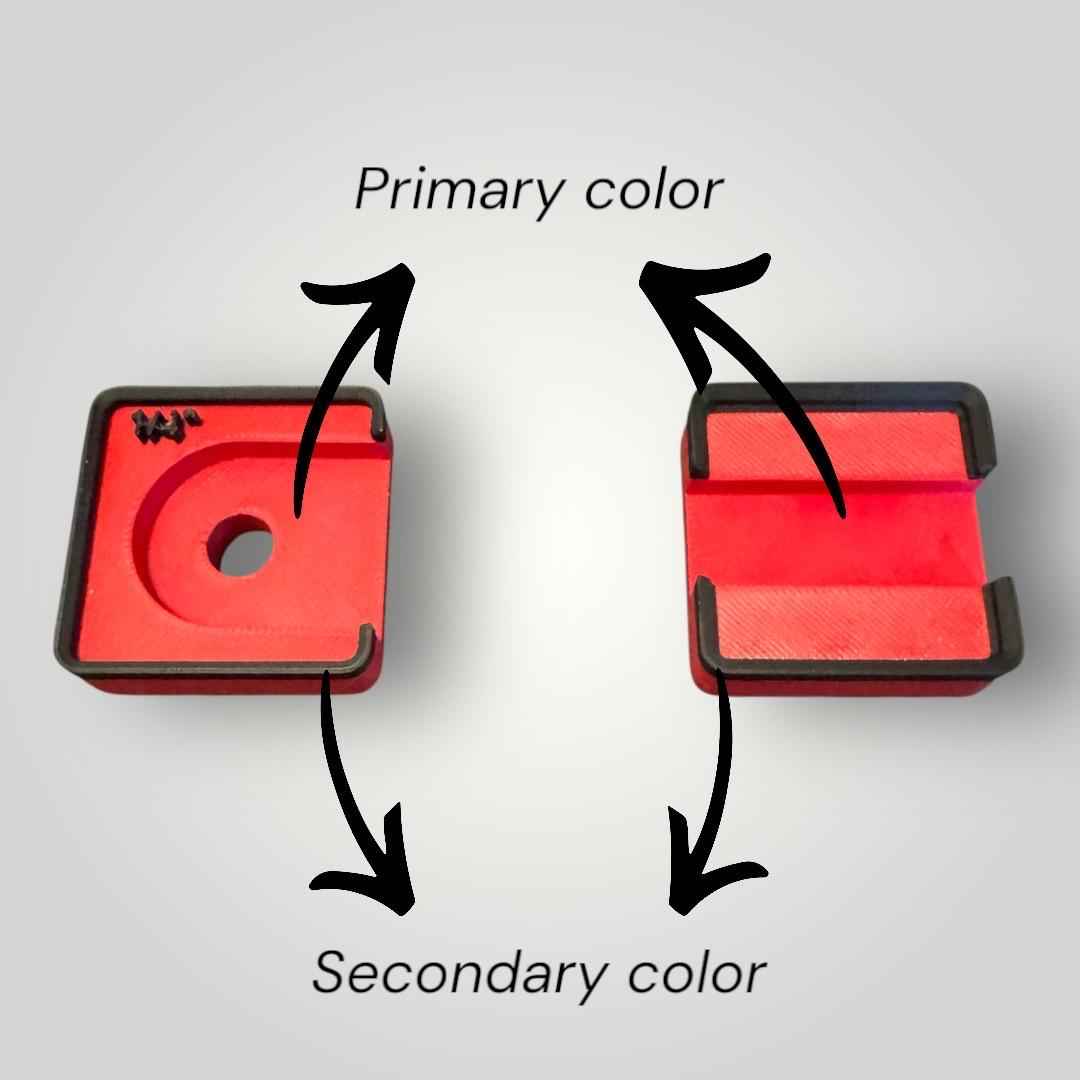 Modular Oranizer for 1/2” Drive Ratchet | Gridfinity Compatible Tool Drawer Insert | Two-tone Color