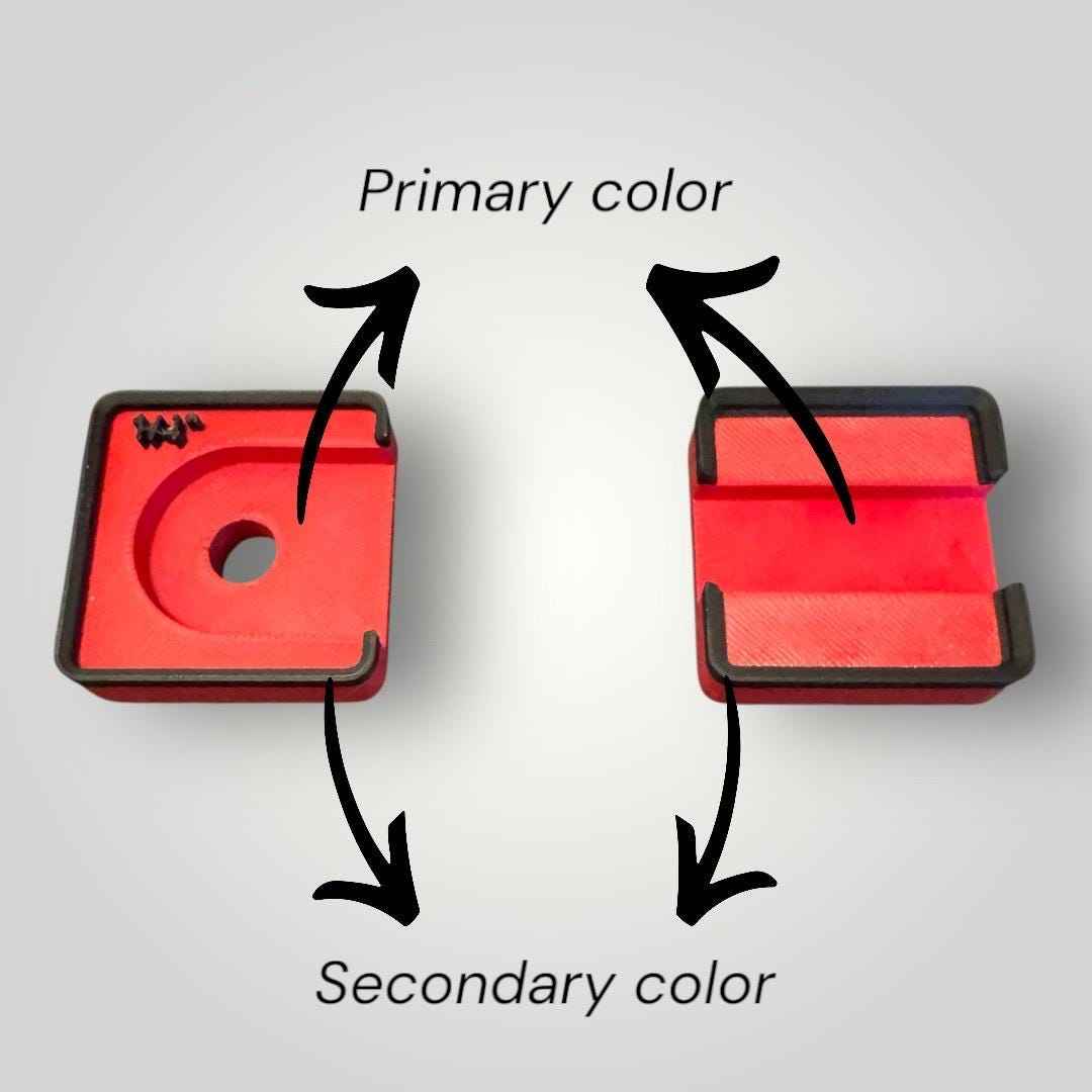 Modular Oranizer for 1/4” Drive Ratchet | Gridfinity Compatible Tool Drawer Insert | Two-tone Color
