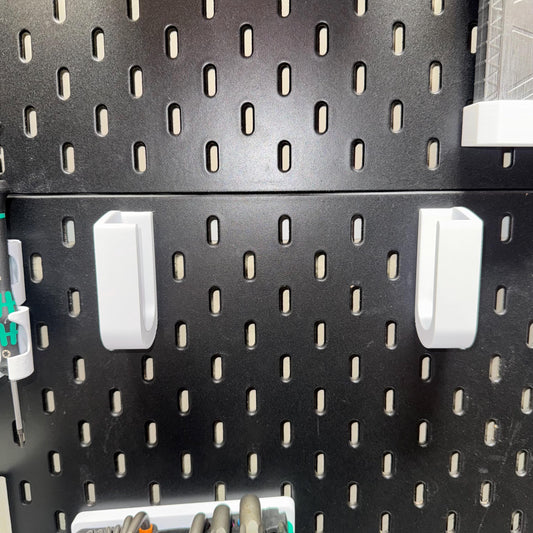 IKEA SKADIS Mount for Wera Toolcheck Plus | Quick Access Slide In Holder | Pegboard Organizer