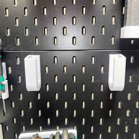 IKEA SKADIS Mount for Wera Toolcheck Plus | Quick Access Slide In Holder | Pegboard Organizer