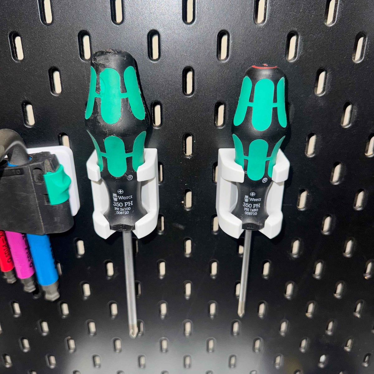 IKEA SKADIS Modular Wera Screwdriver Holder (1-Slot) | Seamless & Expandable Design | Small, Medium, Large Sizes