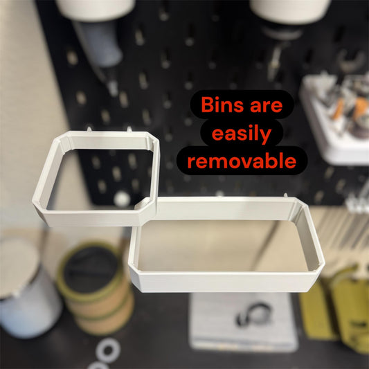 IKEA SKADIS Pegboard Mount for Milwaukee Packout Bins | 4 Size Options