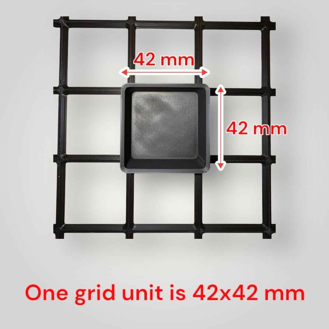 Modular Organizer Bins | Stackable Storage for Tools, Parts, Hardware | Gridfinity Compatible