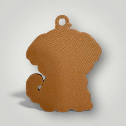 3D Printed Maltese Christmas Ornament, Dog Lover Gift