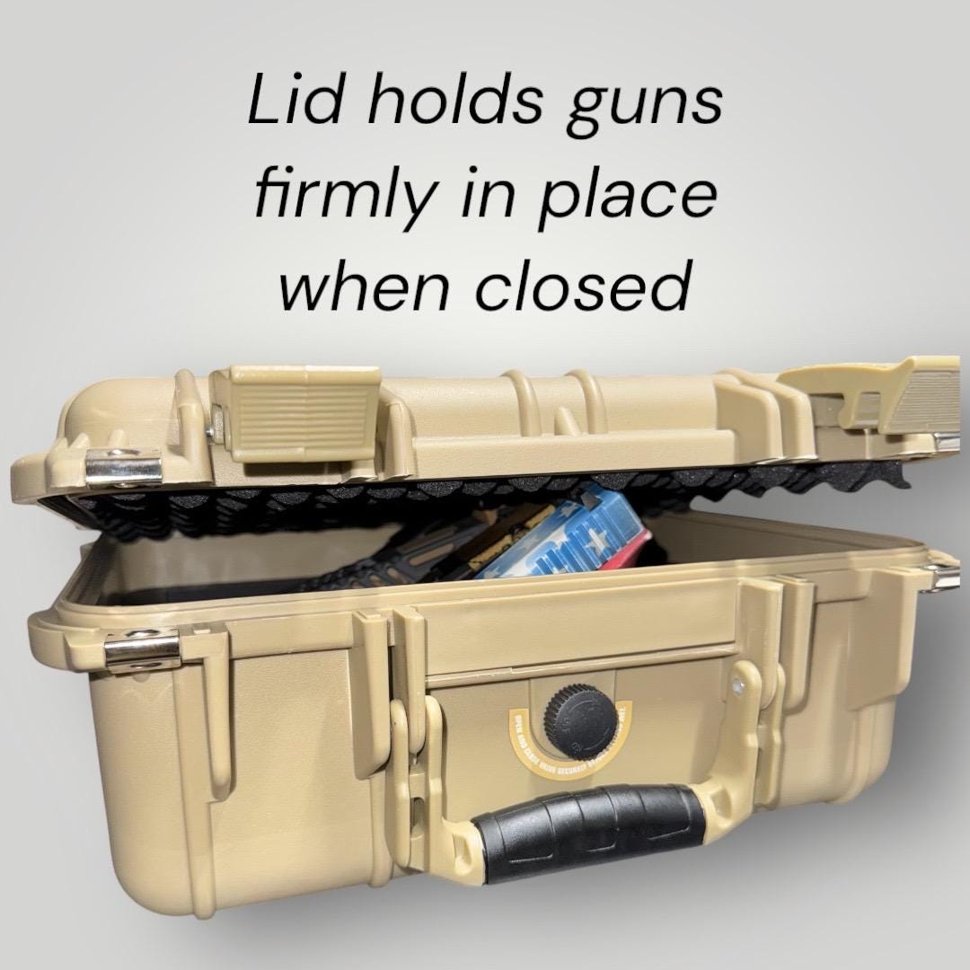 Apache 2800 4-Pistol Case Insert | Universal Handgun Organizer