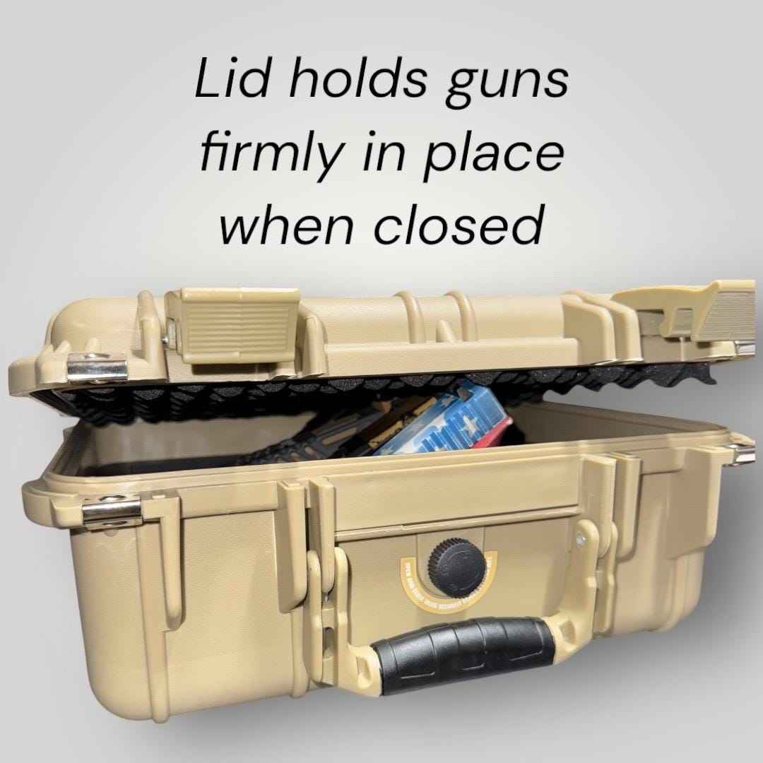 Apache 2800 4-Pistol Case Insert | Universal Handgun Organizer