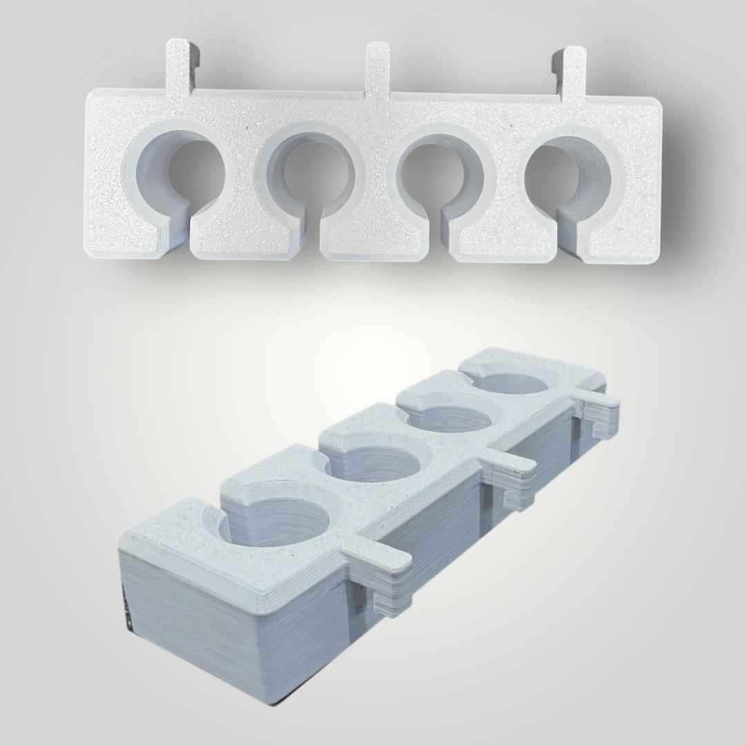 IKEA SKADIS Mount for Milwaukee Hook & Pick Set (48-22-9215) | 4-Slot Tool Holder | Custom Color