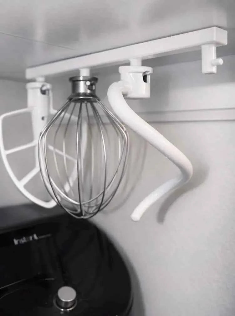 Slide Out KitchenAid Attachment Holder for 4 Mixer Attachments