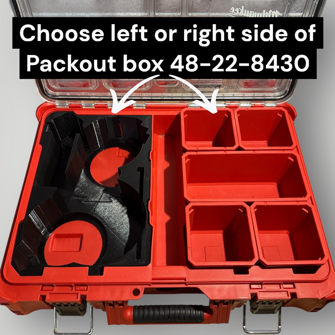 Milwaukee Packout Insert | Fits M18 FUEL Angle Grinder (2880-20) in Organizer 48-22-8430