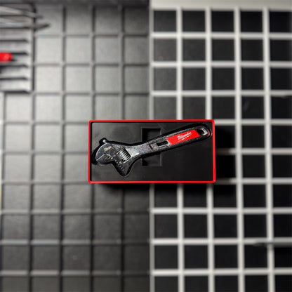 Tool Box Organizer for Milwaukee 6" Adjustable Wrench (48-22-7406) | Gridfinity Modular Tray