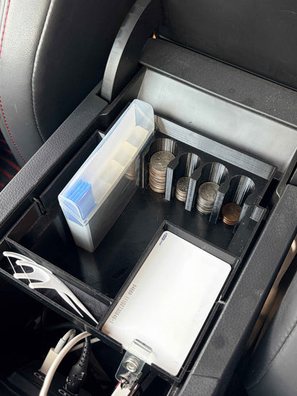 Toyota RAV4 Center Console Organizer (2019-2025) - 3D Printed PETG Hidden Storage