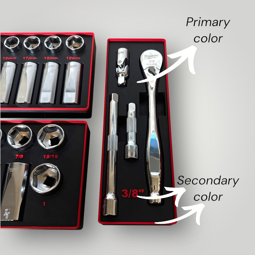 Tool Box Organizer for Milwaukee 10" Straight-Jaw Pliers | Gridfinity Modular Bin