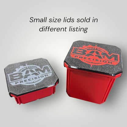 Custom Text Lid for Milwaukee Packout Large Organizer Bins (Shallow & Deep)
