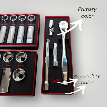 Tool Box Organizer for Milwaukee 6-in-1 Combination Pliers | Gridfinity Modular Bin