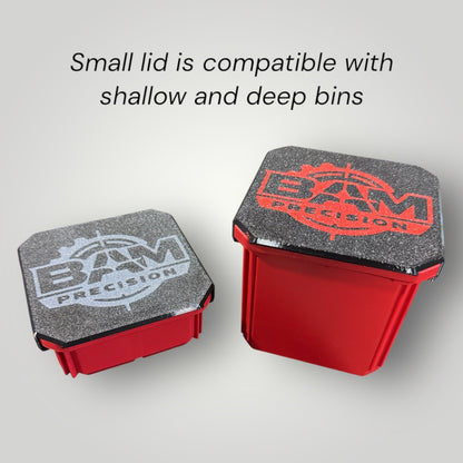 Custom Text Lid for Milwaukee Packout Small Organizer Bins (Shallow & Deep)