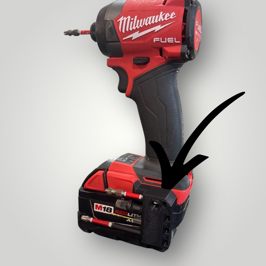 Magnetic 4-Bit Holder Attachment | Milwaukee M18 FUEL Impact & Hammer Drill (2953-20 & 2904-20)