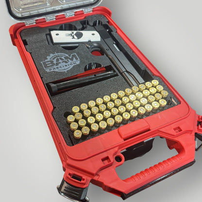 Custom Colt Pistol Insert for Milwaukee Packout (48-22-8436) – Holds 1 Handgun, 1 Magazine, & 50 rounds