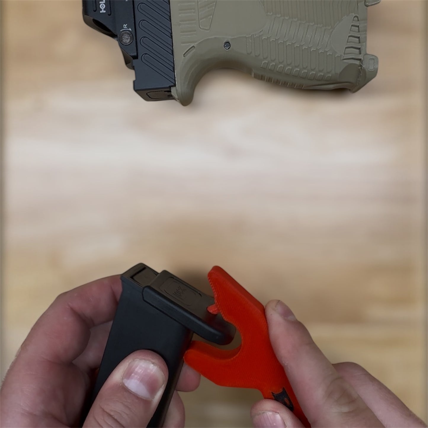 Glock Magazine Tool - Easily remove the magazine baseplate