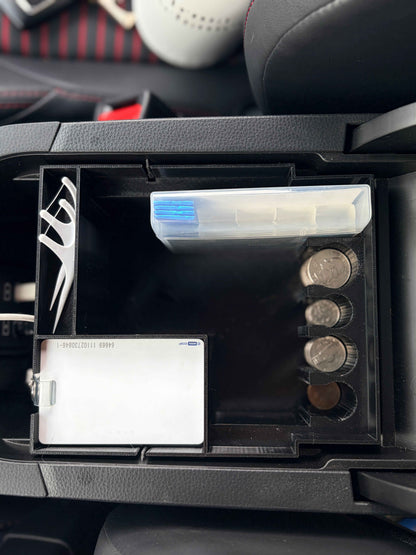 Toyota RAV4 Center Console Organizer (2019-2025) - 3D Printed PETG Hidden Storage