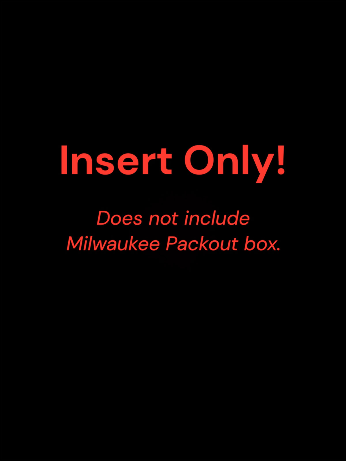 Modular Hex Bit Drawer Organizer Insert | Milwaukee Packout 2 & 3 Drawer (48-22-8442 / 48-22-8443)