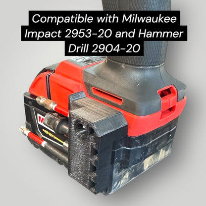 Magnetic 4-Bit Holder Attachment | Milwaukee M18 FUEL Impact & Hammer Drill (2953-20 & 2904-20)
