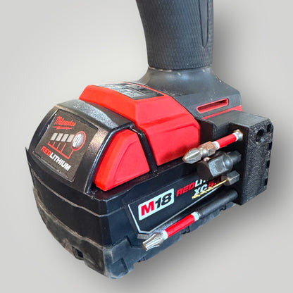 Magnetic 4-Bit Holder Attachment | Milwaukee M18 FUEL Impact & Hammer Drill (2953-20 & 2904-20)