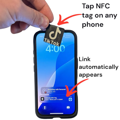 Custom 3D Printed NFC Keychain: Social Media, WiFi, Contact Info