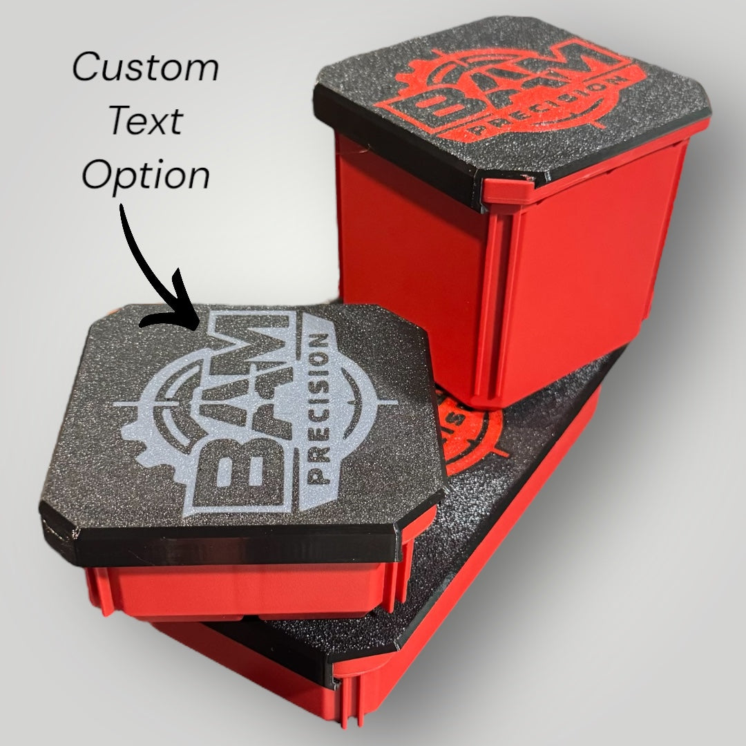 Custom Text Lid for Milwaukee Packout Small Organizer Bins (Shallow & Deep)