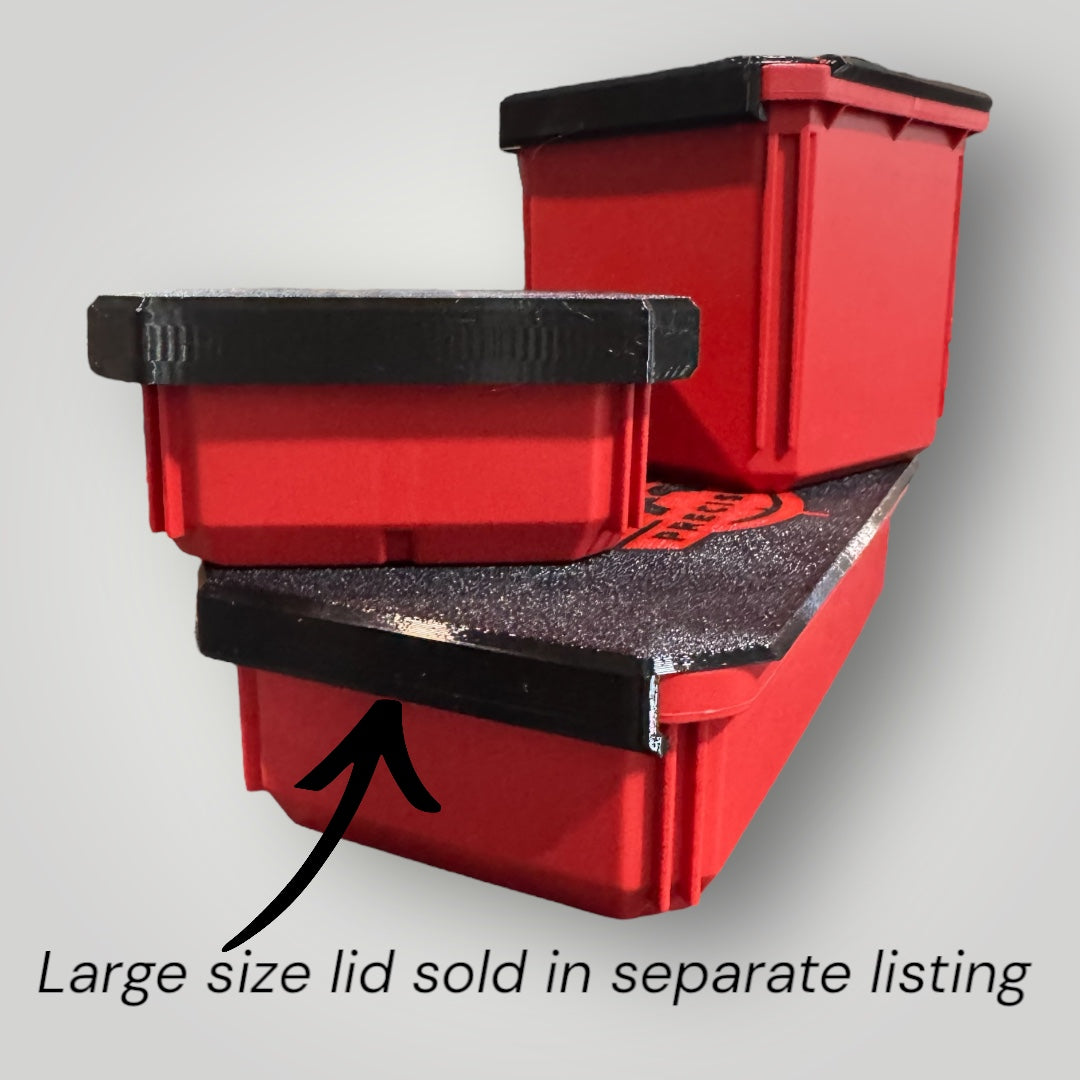 Custom Text Lid for Milwaukee Packout Small Organizer Bins (Shallow & Deep)