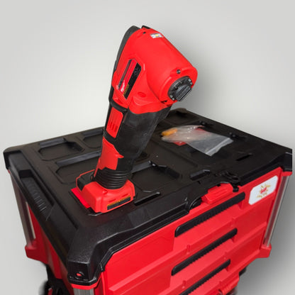 Mount for Milwaukee M18 Power Tools | Packout Wall & Organizer Box Compatible | Battery Slot Slide Mount