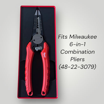 Tool Box Organizer for Milwaukee 6-in-1 Combination Pliers | Gridfinity Modular Bin