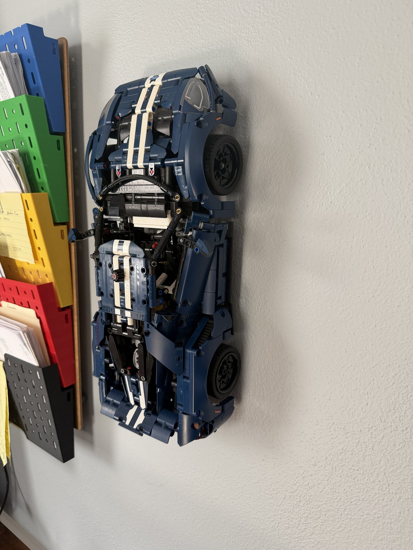 LEGO Technic Ford GT Wall Mount (42154) | Vertical Display Bracket | LEGO Car Wall Decor