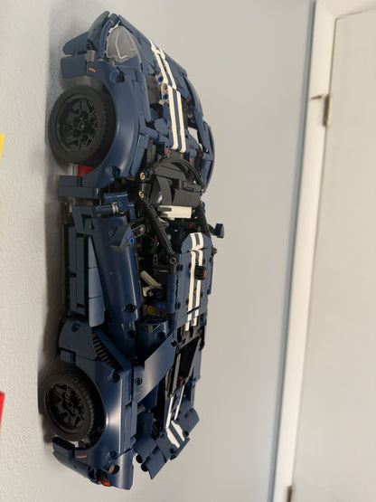 LEGO Technic Ford GT Wall Mount (42154) | Vertical Display Bracket | LEGO Car Wall Decor