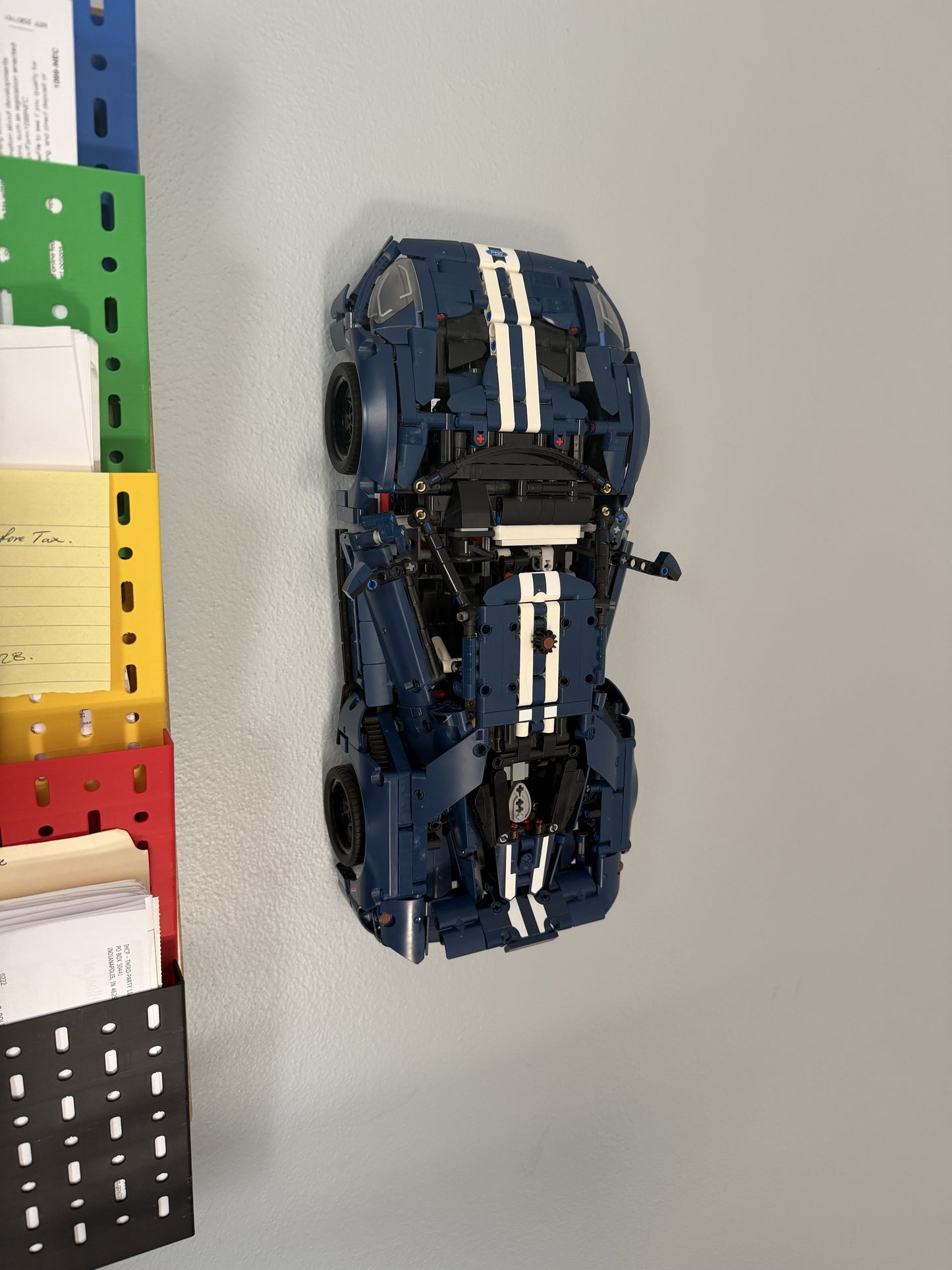 LEGO Technic Ford GT Wall Mount (42154) | Vertical Display Bracket | LEGO Car Wall Decor