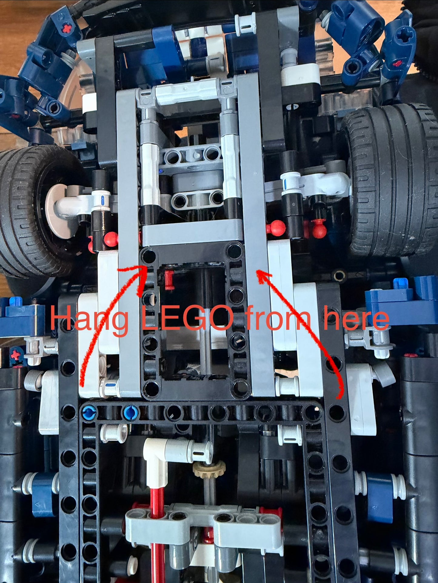 LEGO Technic Ford GT Wall Mount (42154) | Vertical Display Bracket | LEGO Car Wall Decor