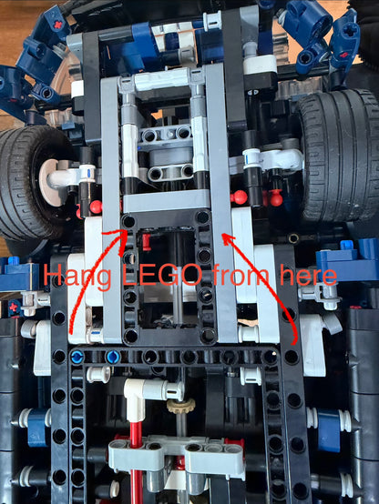 LEGO Technic Ford GT Wall Mount (42154) | Vertical Display Bracket | LEGO Car Wall Decor