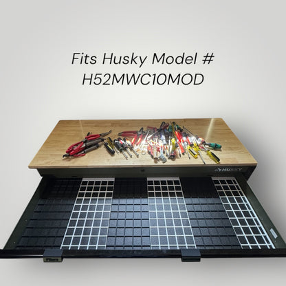 Custom Husky Tool Chest Drawer Organizer Base: Modular "Gridfinity" System for Husky 52in. x 20in. Tool Chest - BAMprecision