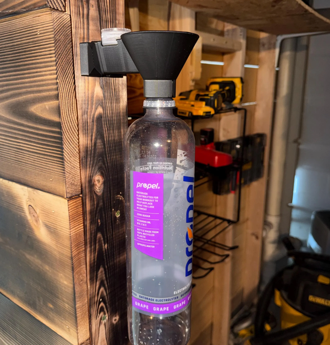 Bottle & Funnel Wall Mount