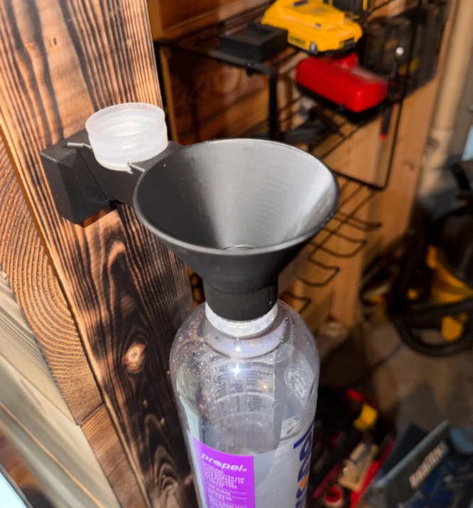 Bottle & Funnel Wall Mount