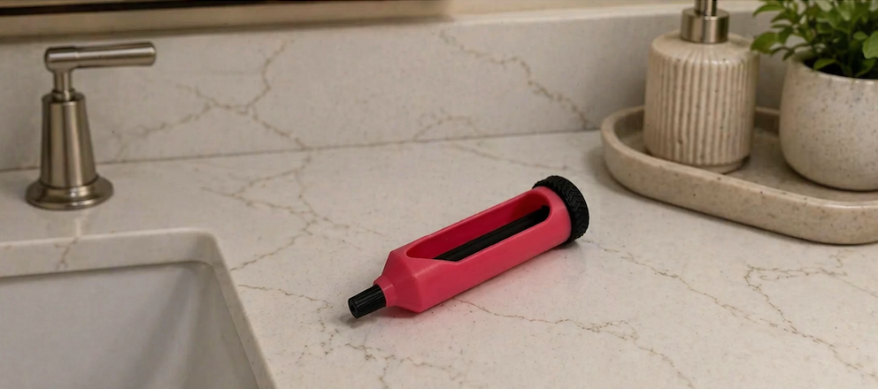 Ratcheting Toothpaste Squeezer