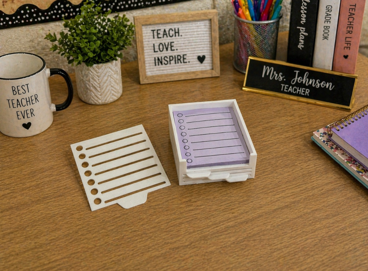 Post-It Notes Holder with Templates